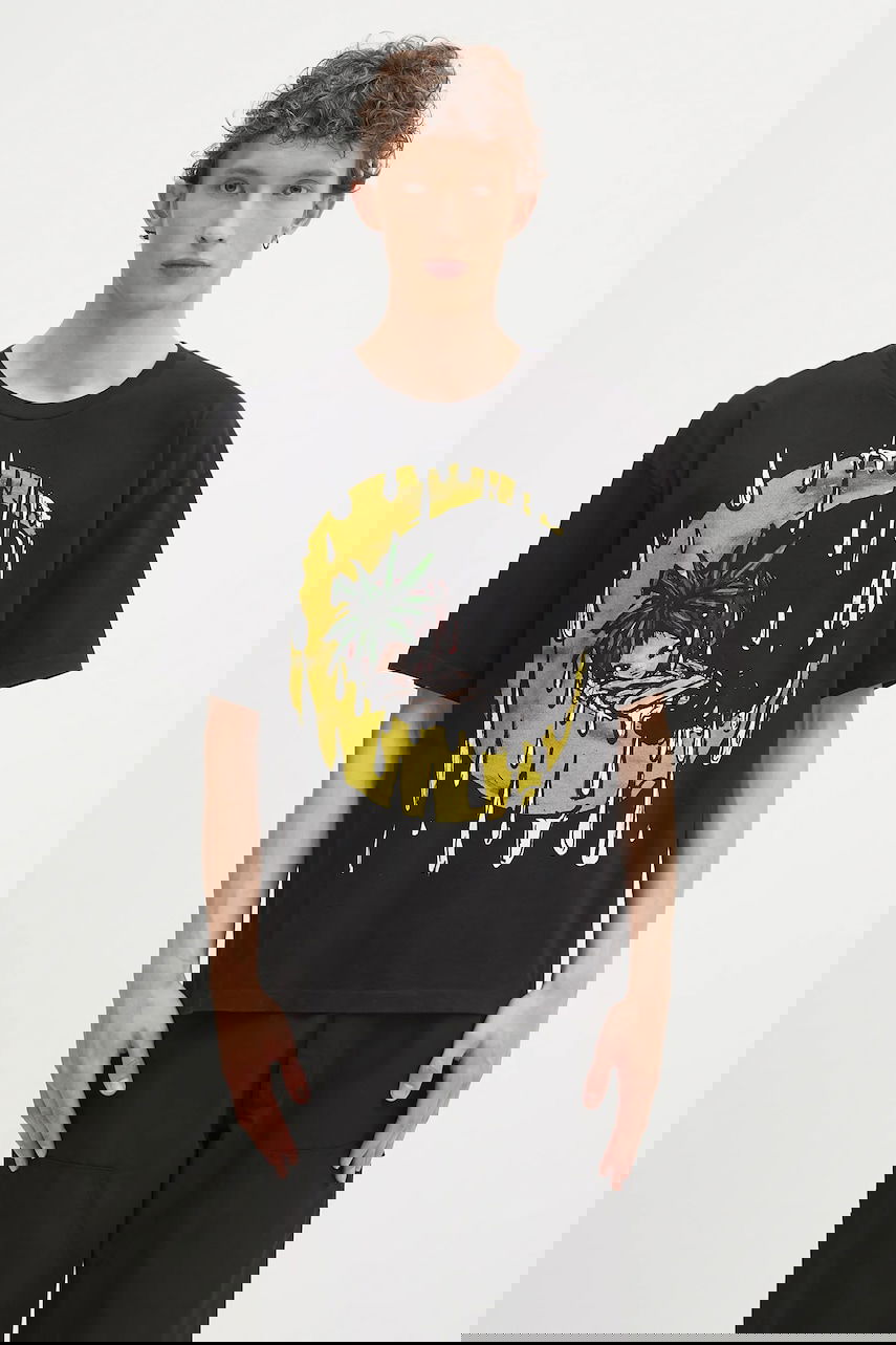 T-shirt Sky High Farm Sky High Farm Eri Print T-Shirt Svart | SHF07T032, 0