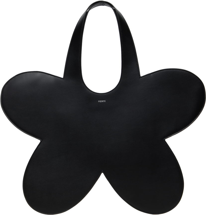 Tygpåse Coperni Coperni Flower Tote Svart | COPBA94F6031