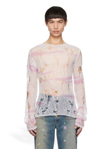 Sweater Acne Studios Laddered Sweater Vit | B60276-