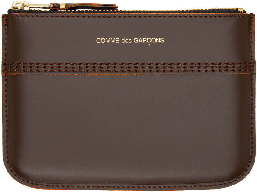 Plånbok Comme des Garçons COMME des GARCONS Triple Stitch Pouch Brun | SA8100TS