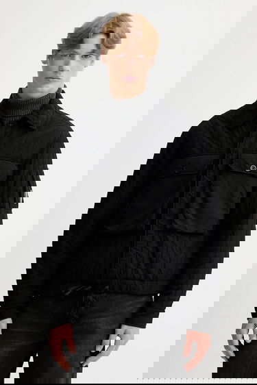 Jacka C.P. Company C.P. Company Quilted Overshirt Svart | 19CMOW080A110437G, 0