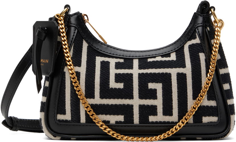 Handväska Balmain Balmain B-Army Shoulder Bag Svart | EN1BT920TJQY