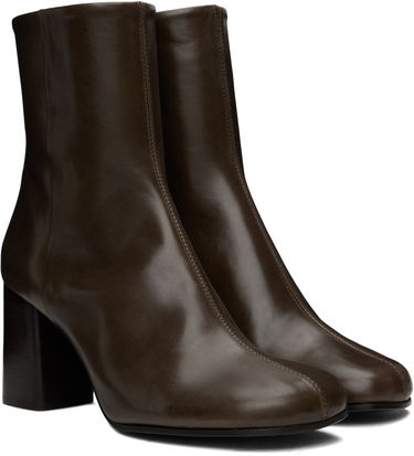 Sneakers och skor LEMAIRE Anatomic 80mm Heel Boots Brun | FO0134 LL0078, 3
