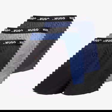 Boxare BOSS Hugo Boss Pure Cotton Woven Boxer 3-Pack Flerfärgad | 50532565-961, 0