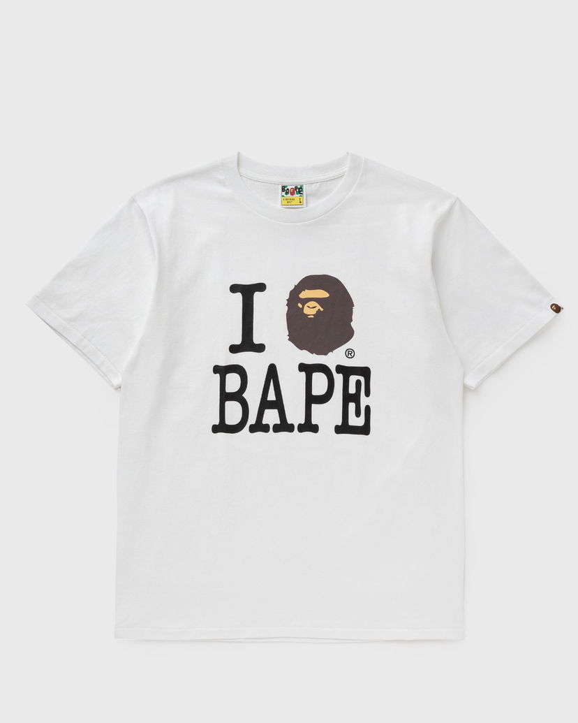 T-shirt BAPE I LOVE BAPE TEE XXL Vit | 001TEK801043MWHT