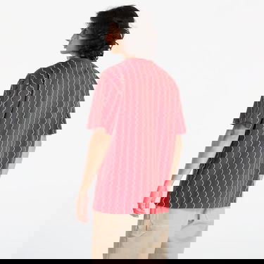 T-shirt Karl Kani Small Signature Ziczac Pinstripe Tee Röd | 6037820, 2