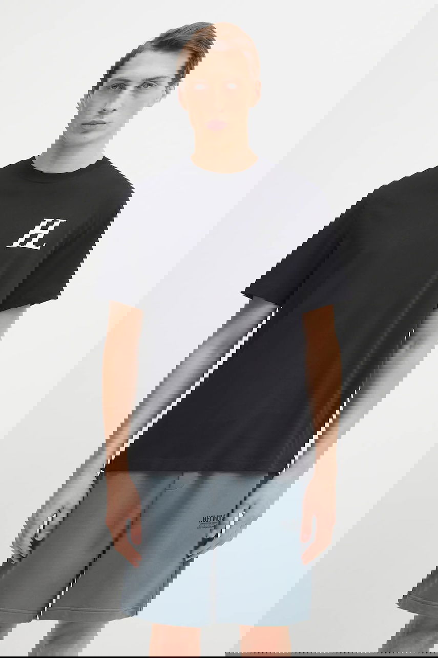 T-shirt Helmut Lang Helmut Lang Logo Print T-Shirt Svart | P04HM507, 0