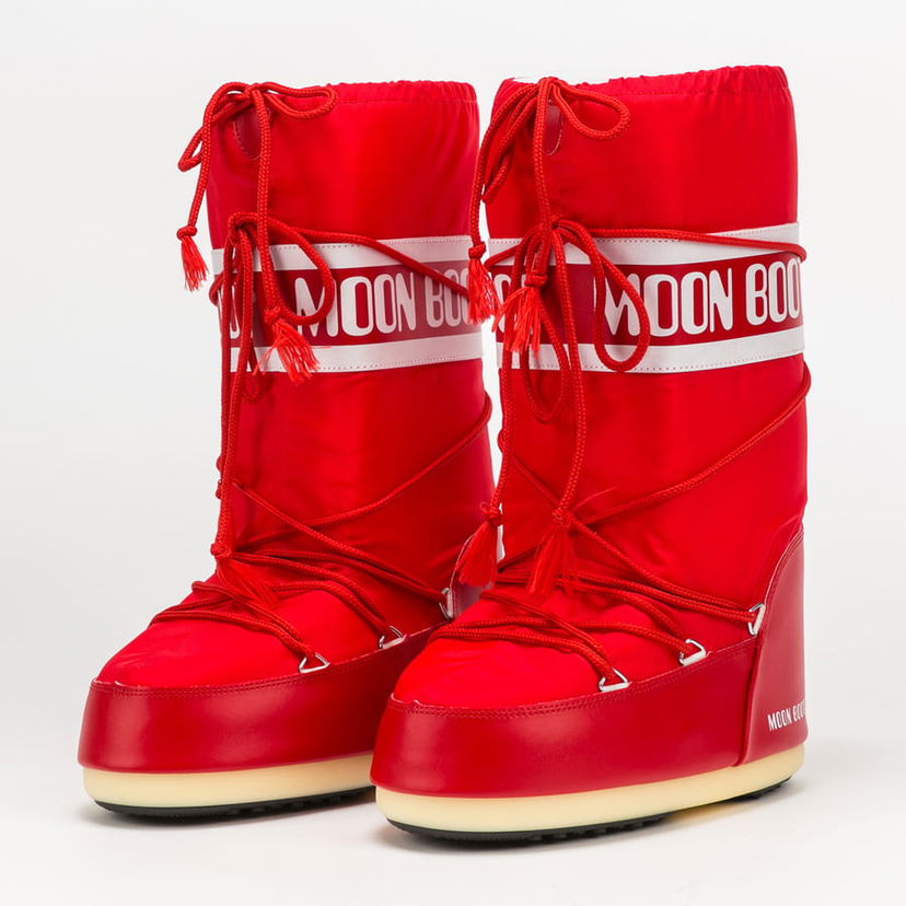 Sneakers och skor Moon Boot Nylon Red Röd | 14004400 003