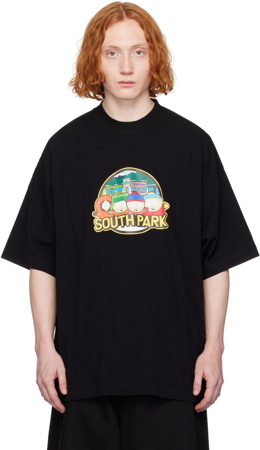 T-shirt VETEMENTS Vetements 'South Park' Oversized T-Shirt Svart | UA66TR610B