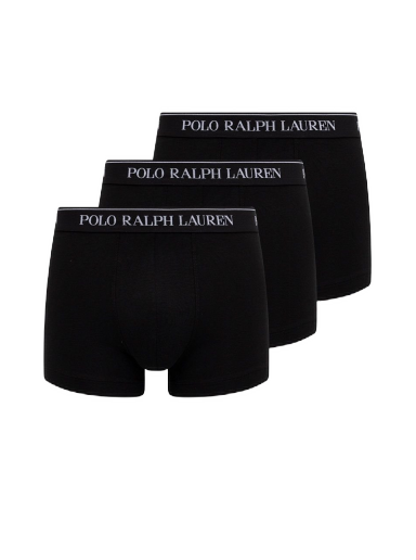 Boxare Polo by Ralph Lauren Cotton Trunk - 3 Pack Svart | 714835885002