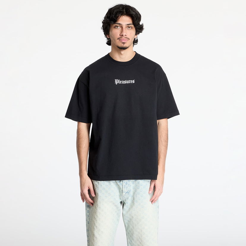 T-shirt Pleasures Pleasures Burn Again T-Shirt Svart | P25SP056 BLACK