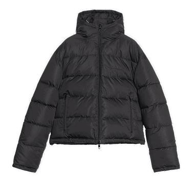 Pufferjacka Balenciaga Down Hooded Puffer Coat Svart | 556231 TYD33 1000, 0