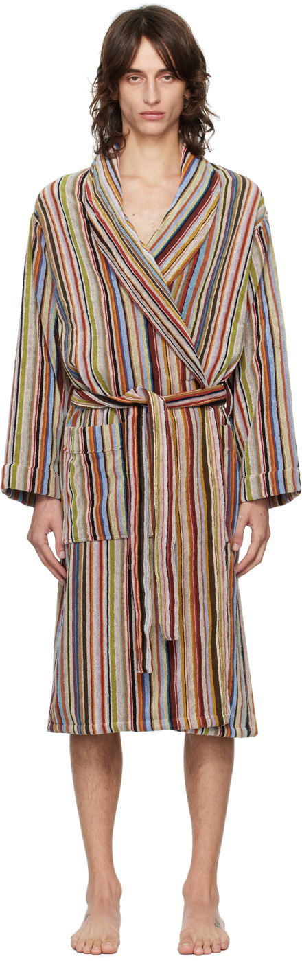 Pyjamas Paul Smith Paul Smith Signature Stripe Robe Flerfärgad | M1A-681B-AV148A-92
