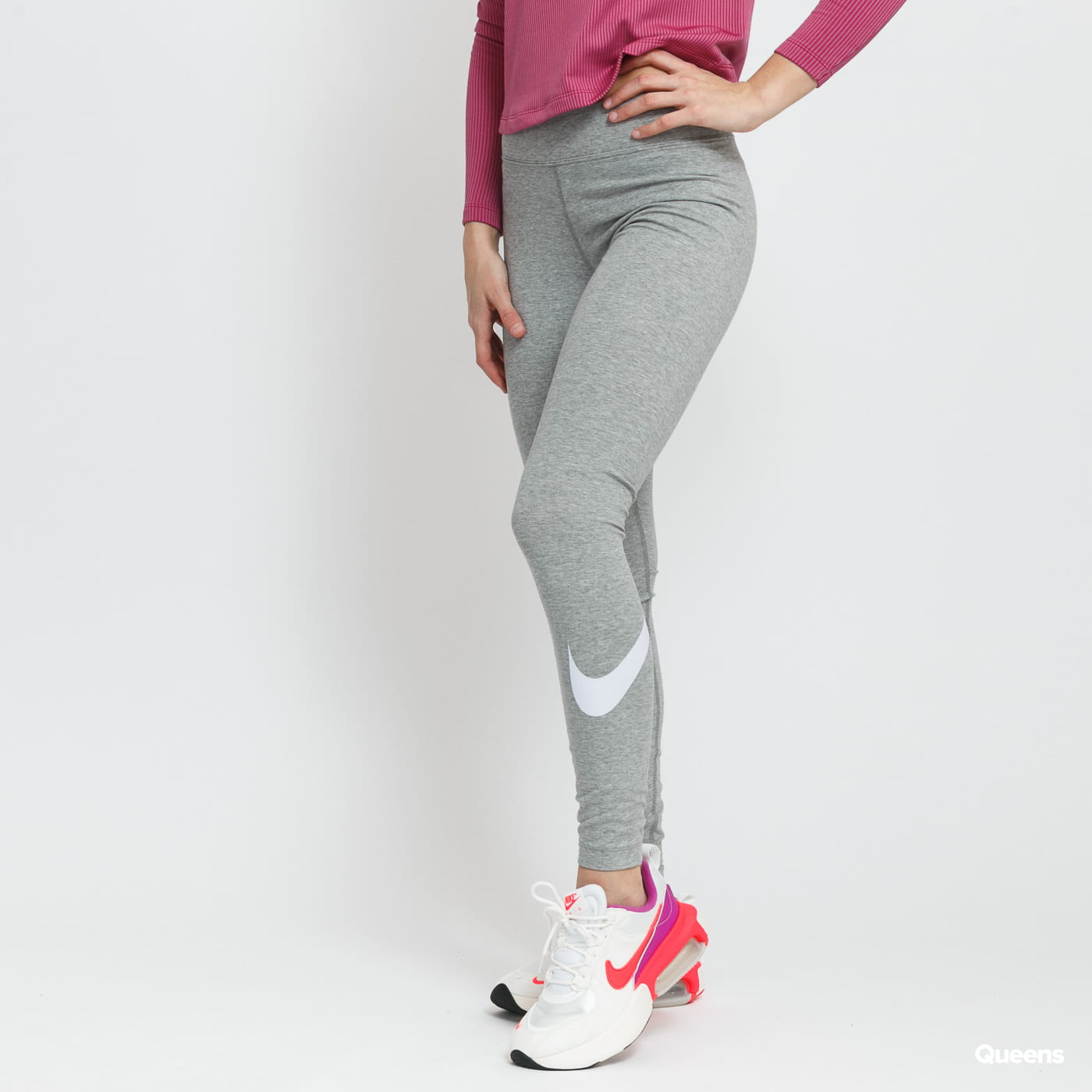 Damasker Nike NSW Essential GX MR Legging Grå | CZ8530-063, 0