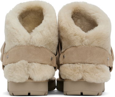 Kläder Burberry Burberry Chubby Shearling Boots Beige | 8095352, 1