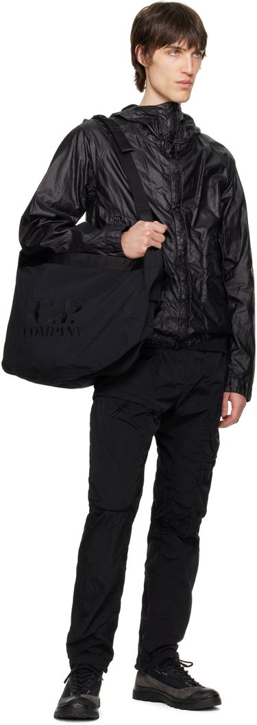 Axelväska C.P. Company Paper Touch Zipped Shoulder Bag Svart | 18CMAC227A-110188G, 3