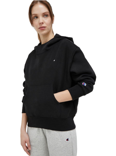 Sweatshirt Champion Hoodie Svart | 116236