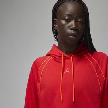 Sweatshirt Jordan Sport Cropped Sweatshirt Röd | DQ4390-612, 2