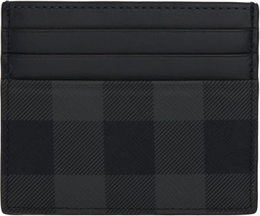 Plånbok Burberry Burberry Sandon Check Card Holder Svart | 8112259, 1