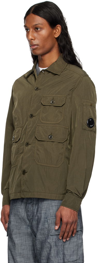Vindjacka C.P. Company C.P. Company Chrome-R Overshirt Grön | 18CMOS013A-005904G, 3