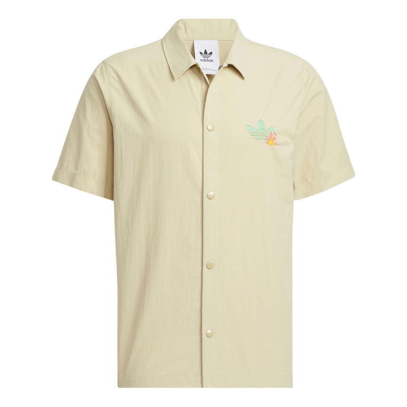 Skjorta adidas Originals Originals Casual Shirt Beige | HM8040