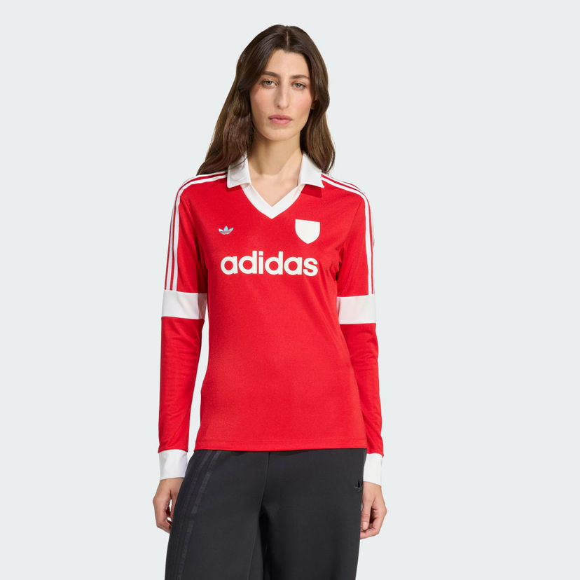 Jersey adidas Performance Long Sleeve Soccer Jersey Röd | JW0272