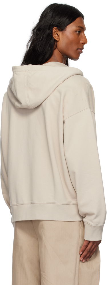 Sweatshirt MAISON KITSUNÉ Maison Kitsuné Bold Fox Head Patch Oversize Fullzip Hoodie Beige | OM02138KM0001, 2