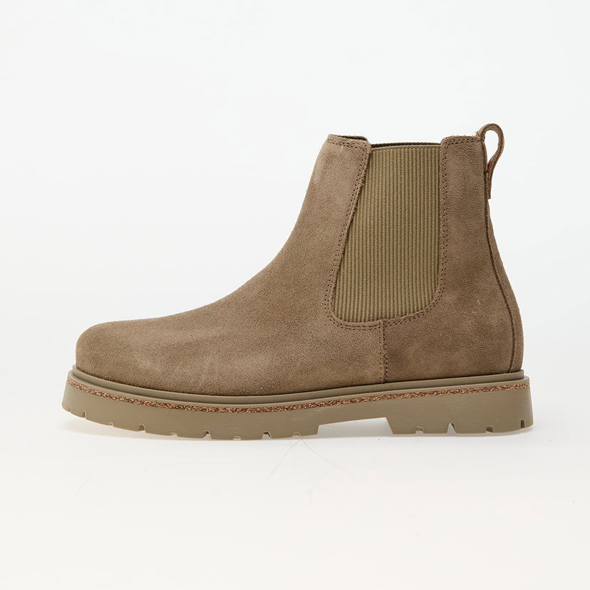 Sneakers och skor Birkenstock Highwood Slip On Mid W Leather Velvet Taupe Brun | 1025737