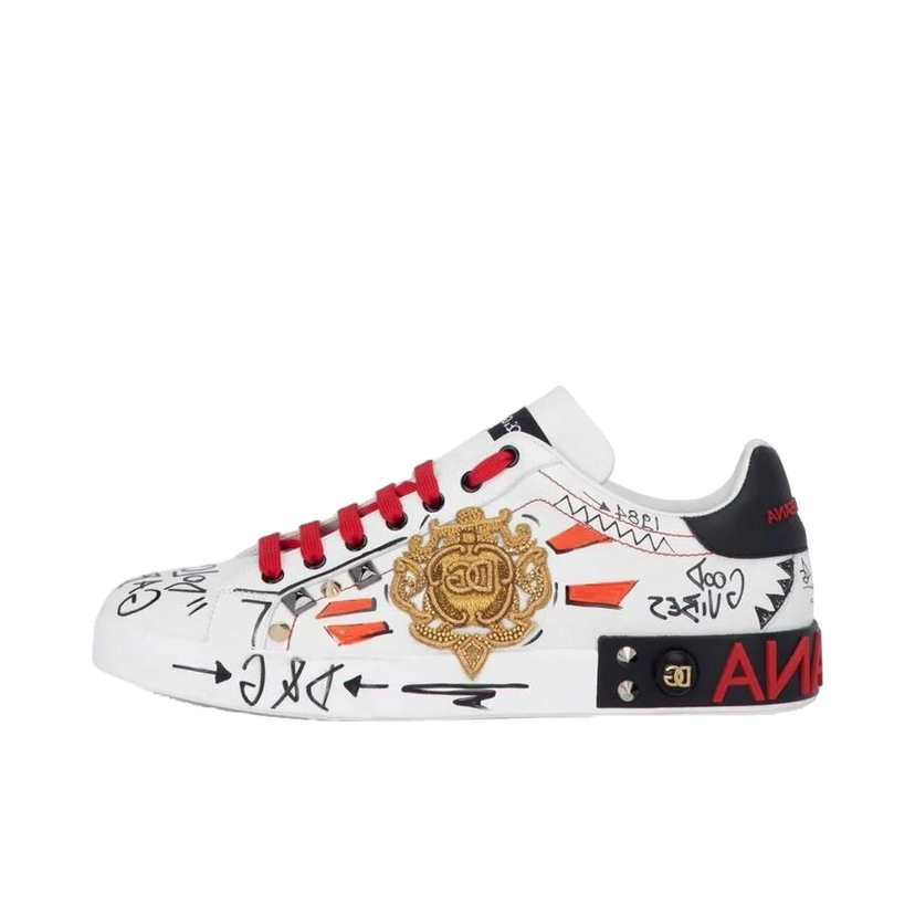 Sneakers och skor Dolce & Gabbana Portofino Embroidery And Studs Flerfärgad | cs1772-ah494-hwf57