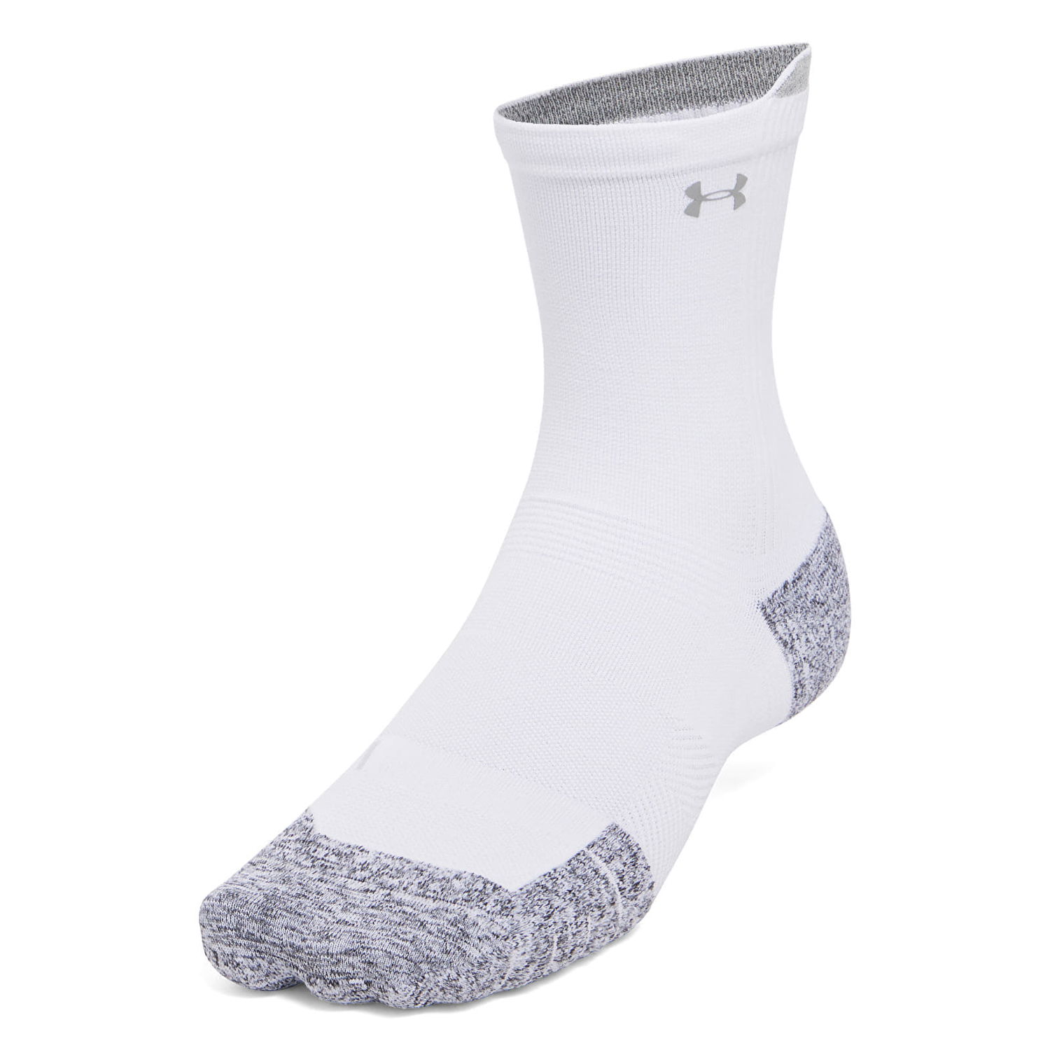 Strumpor Under Armour Run Cushion 3-Pack Crew Socks Vit | 1387043-101, 1
