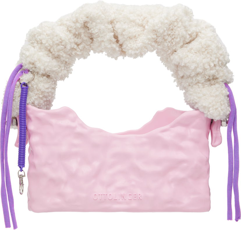 Handväska Ottolinger Ottolinger Signature Baguette Bag Rosa | 1272003121
