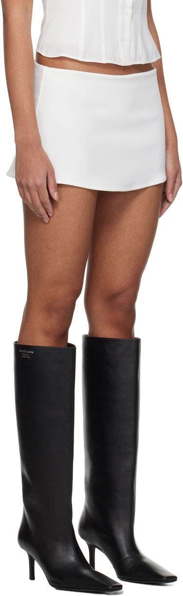 Kjol GUIZIO Guizio Micro Stretch Miniskirt Vit | C00301K022, 1