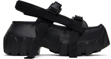 Skovård Rick Owens Rick Owens Hollywood Mega Tractor Heeled Sandals Svart | RP01E7866 LOO, 0
