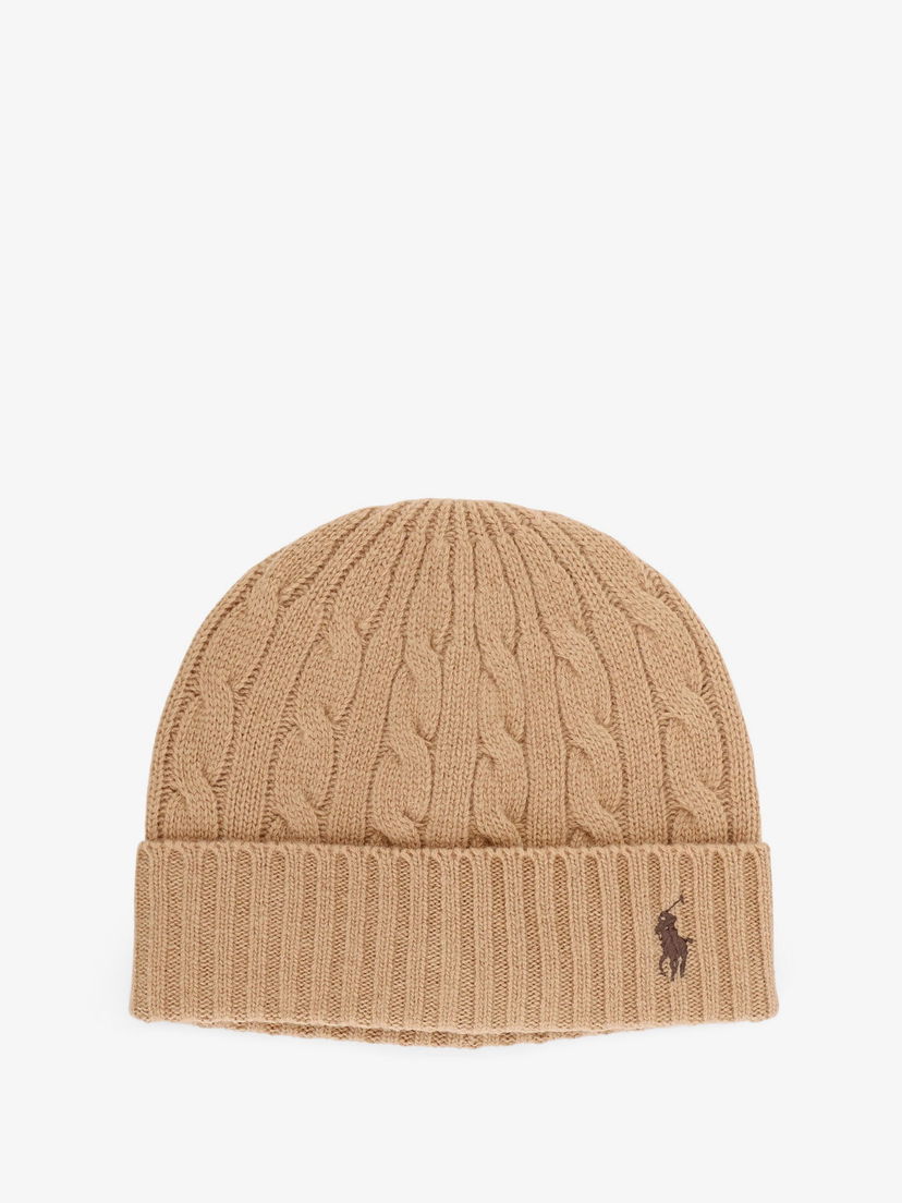 Mössa Polo by Ralph Lauren Cable Knit Beanie Brun | 449959346005