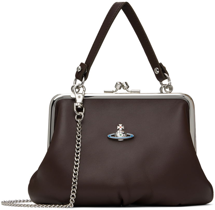 Handväska Vivienne Westwood Vivienne Westwood Granny Frame Bag Brun | 4B010005W-L001L-