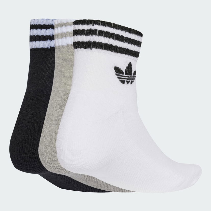 Strumpor adidas Performance 3-Stripes Ankle Socks - 3 Pairs Vit | JV7437