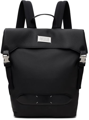 Ryggsäck Maison Margiela Soft 5AC Flap Backpack Svart | SB1WA0010 P4746, 0