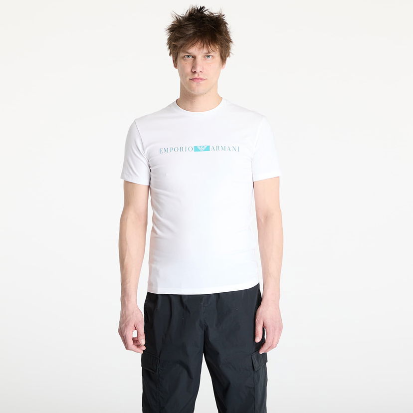 T-shirt Emporio Armani EA7 Emporio Armani Short Sleeve Crew Neck T-Shirt Vit | EM000379AF10774U0002