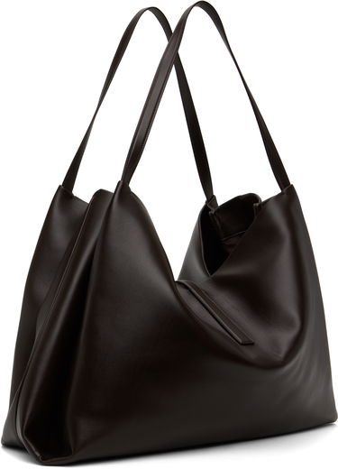 Tygpåse FERRAGAMO Salvatore Ferragamo New Line Large Tote Brun | 779070, 2