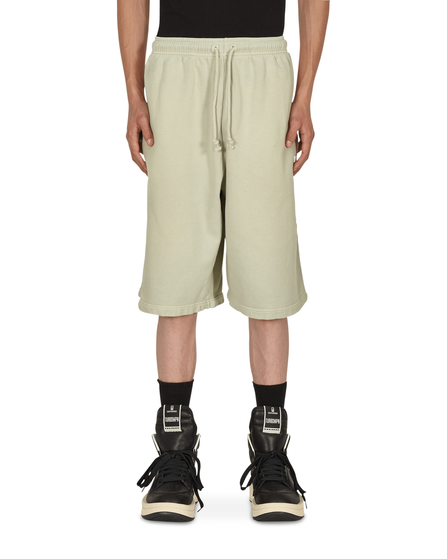 Shorts Acne Studios Face Sweatshorts Beige | CE0014- ABB, 1