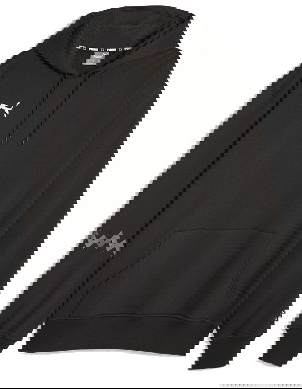 Sweatshirt Puma Hoops Team Hoodie Svart | 676648-01