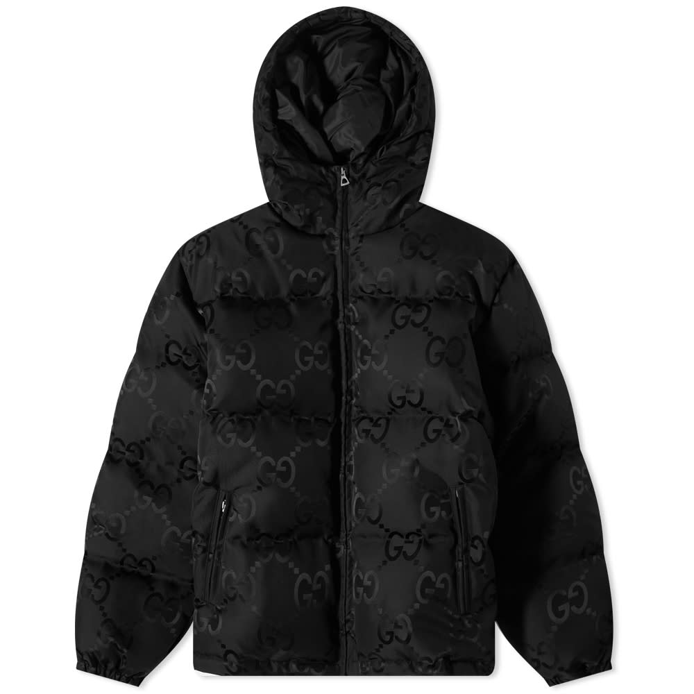 Pufferjacka Gucci GG Jaquard Down Jacket Svart | 698710-Z8A2S-1000, 0