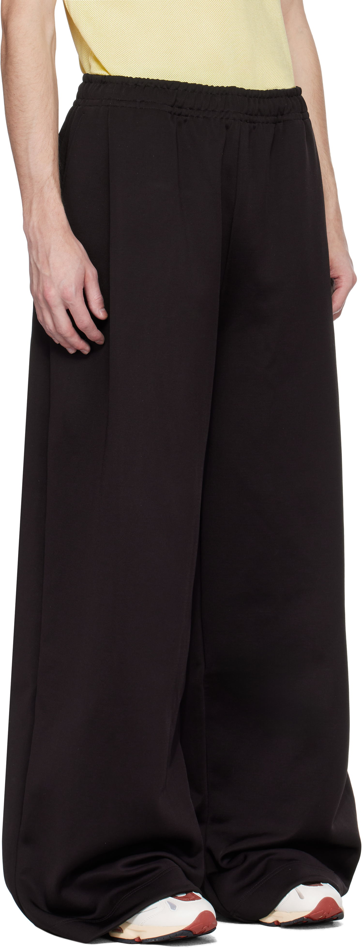 Träningsbyxor Lacoste Lacoste Runway Oversized Trousers Svart | XH6771, 1