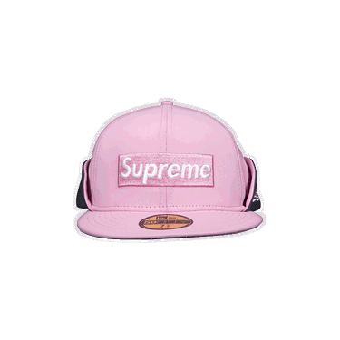 Keps Supreme WINDSTOPPER x Earflap Box Logo New Era 'Pink' Rosa | FW20H63 PINK, 0