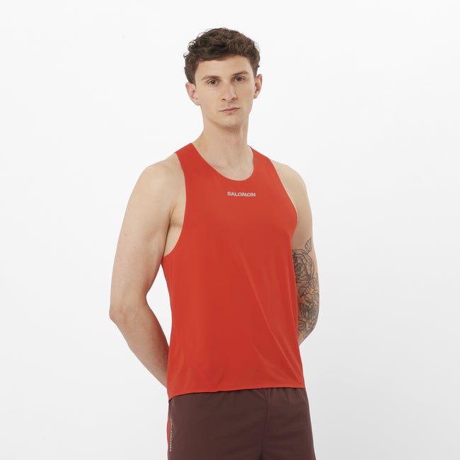 Linne Salomon S/LAB Speed Tank Top Röd | LC2693800