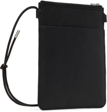 Axelväska Y-3 Y-3 Leather Crossbody Pouch Svart | JD2914, 2