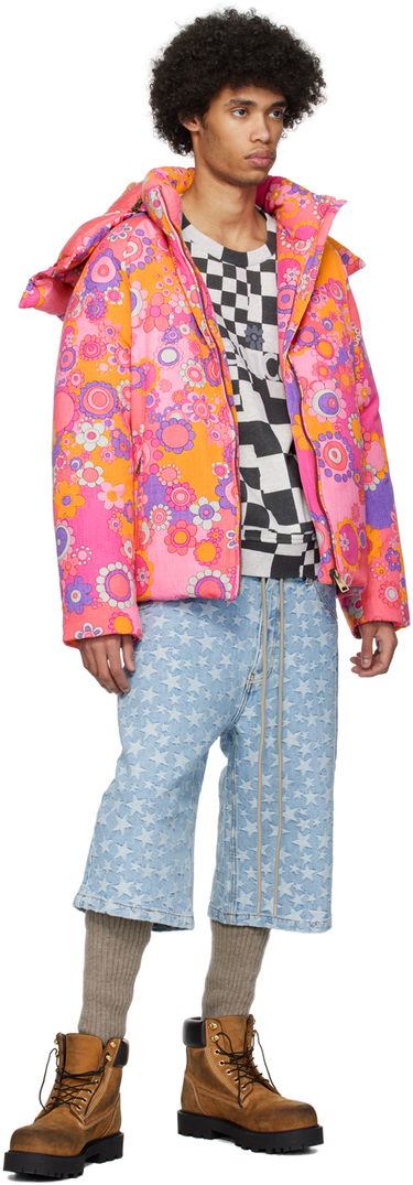 Sweatshirt ERL 'Venice' Checkerboard Print Sweatshirt Grå | ERL08T023, 3