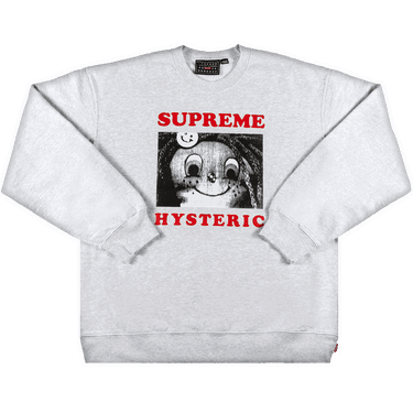 Sweatshirt Supreme Hysteric Glamour x Crewneck Grå | SS21SW77 ASH GREY, 0