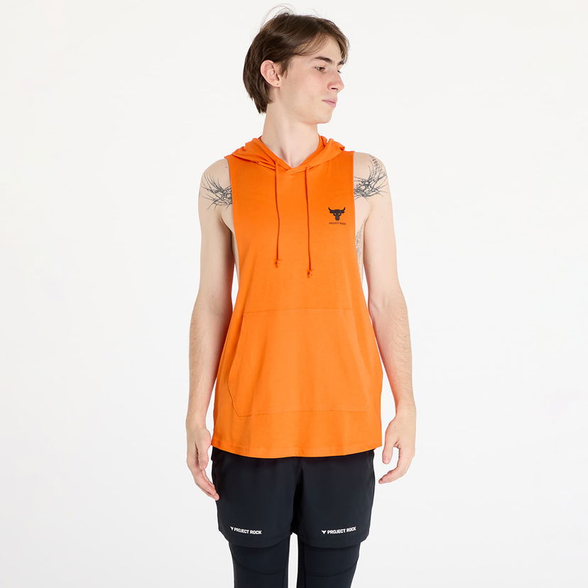 T-shirt Under Armour Project Rock SL HD Payoff Top Team Orange/ Black Orange | 1387796-800