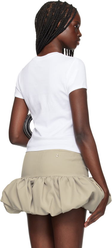 T-shirt Coperni Coperni Crystal Logo T-Shirt Vit | COPJS07CRF5017, 2